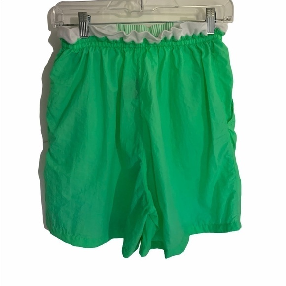 Vtg Sportego Womens Neon Green Shorts size Medium - Picture 6 of 6